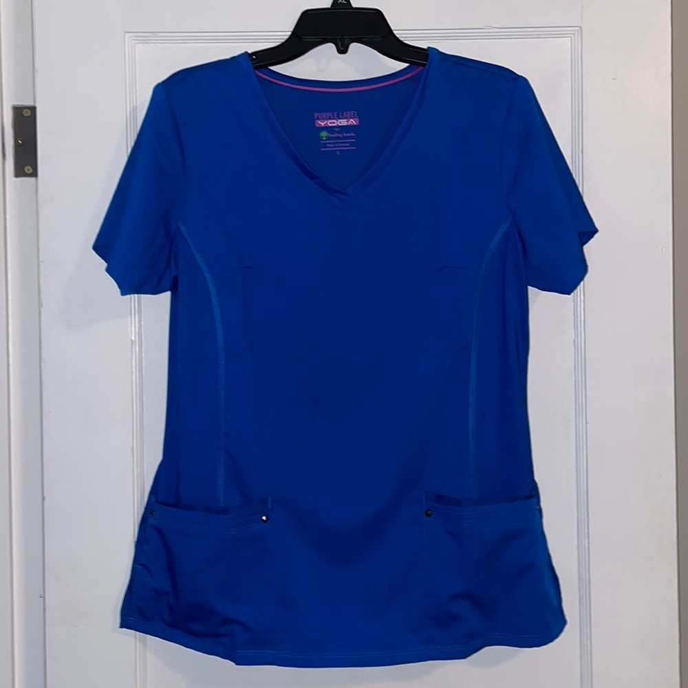 Blue Scrub Top